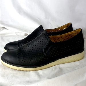 Natural Soul Slip On Black Casual Shoes Size 10